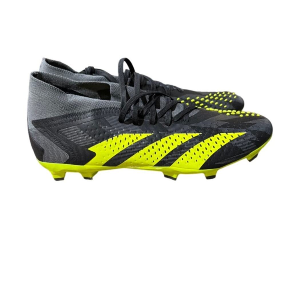 Adidas Predator Accuracy .2 FG Soccer Cleats Black Yellow Men Size 11 IG0781 New